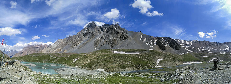 新疆山野山峰自然景观图片素材免费下载