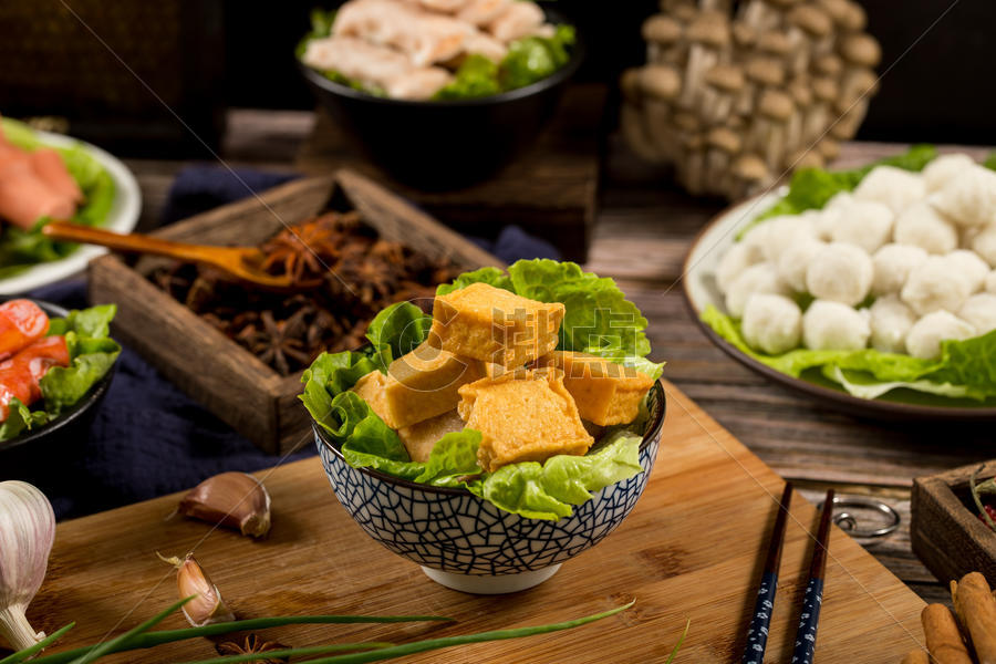 火锅食材鱼豆腐图片素材免费下载
