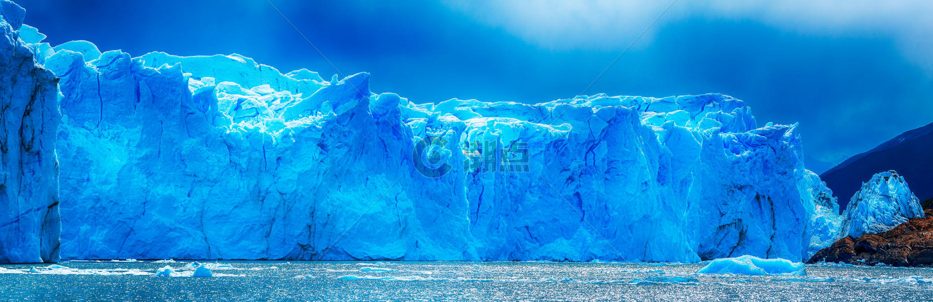 莫雷诺冰川图片素材免费下载