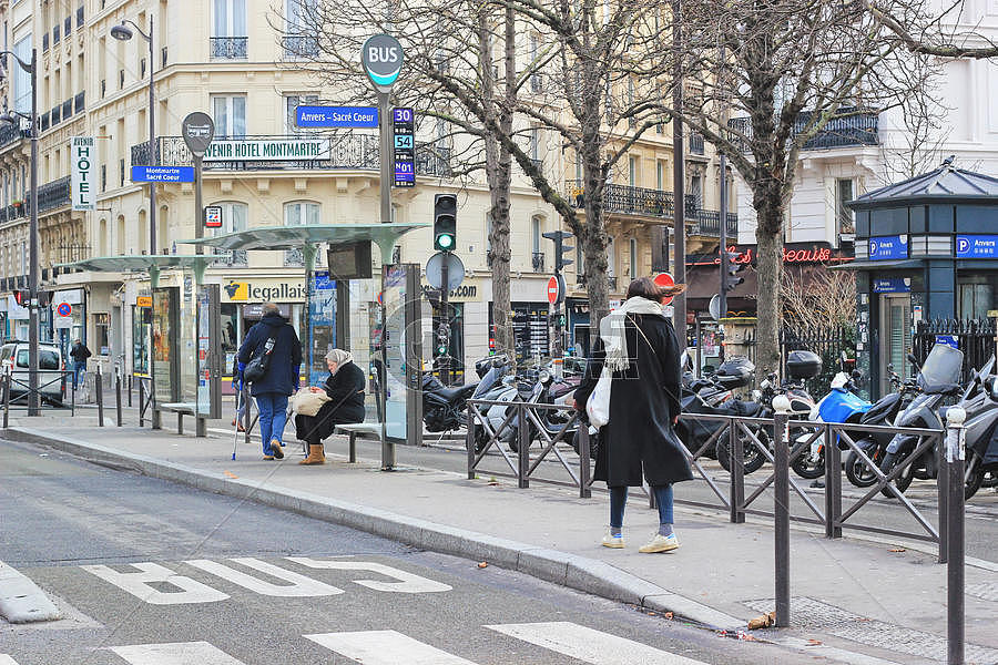 巴黎街头图片素材免费下载