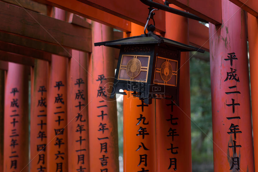日本京都神社装饰图片素材免费下载