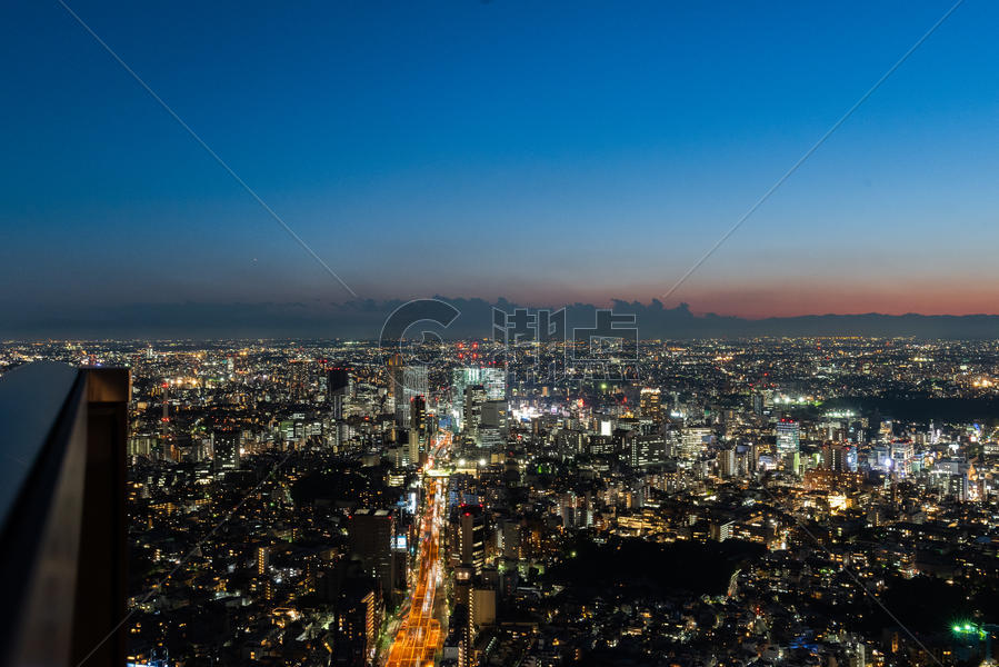 东京夜景图片素材免费下载