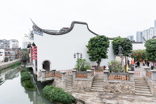 福州上下杭古镇旅游景点图片素材免费下载