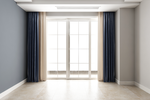 典雅窗帘设计图片素材免费下载