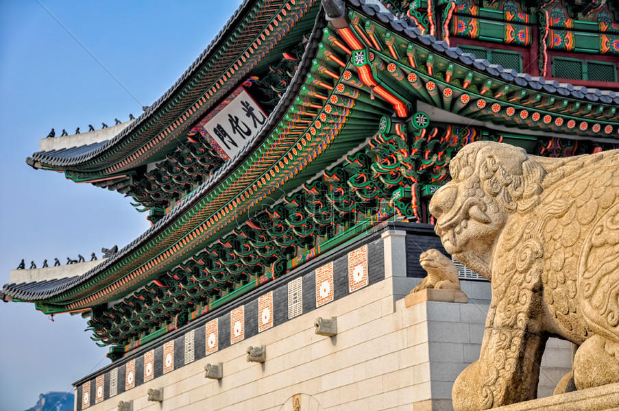 韩国首尔光化门图片素材免费下载