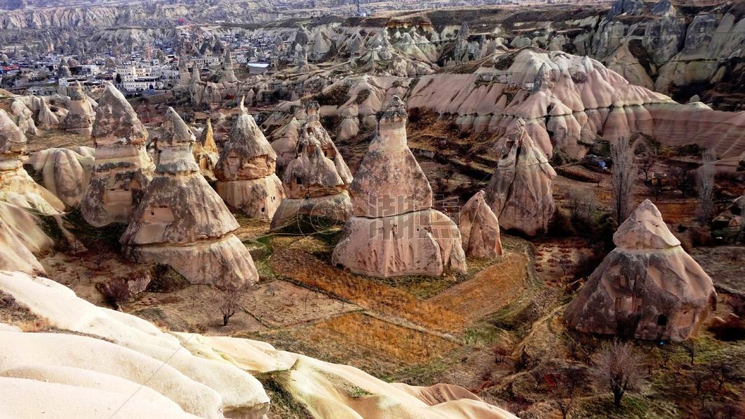 土耳其古罗密怪石林露天博物馆图片素材免费下载