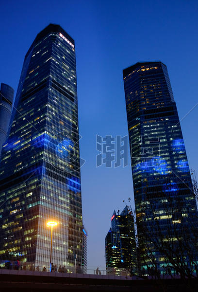 上海建筑夜景图片素材免费下载