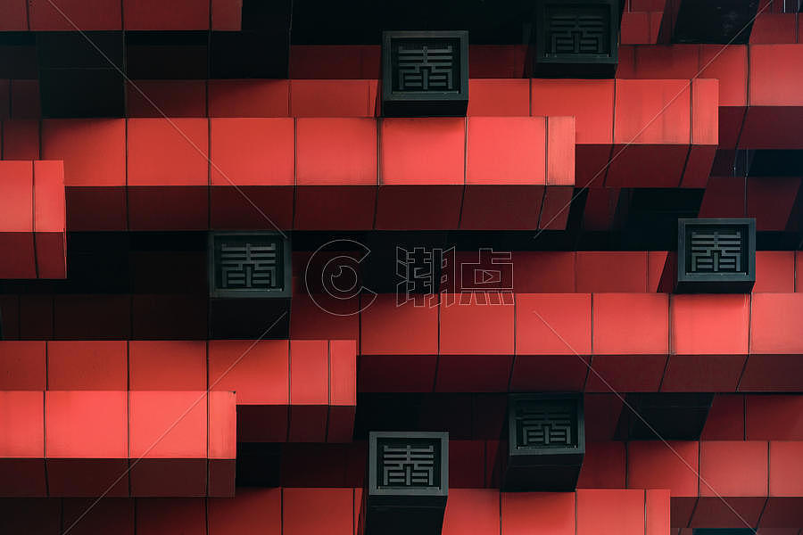 重庆市国泰艺术中心建筑局部 图片素材免费下载