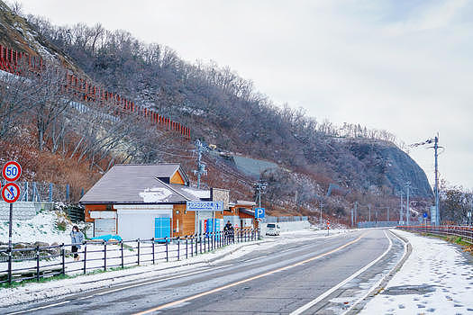北海道冬天建筑图片素材免费下载