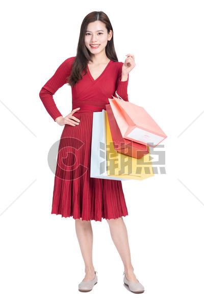 时尚女性购物图片素材免费下载