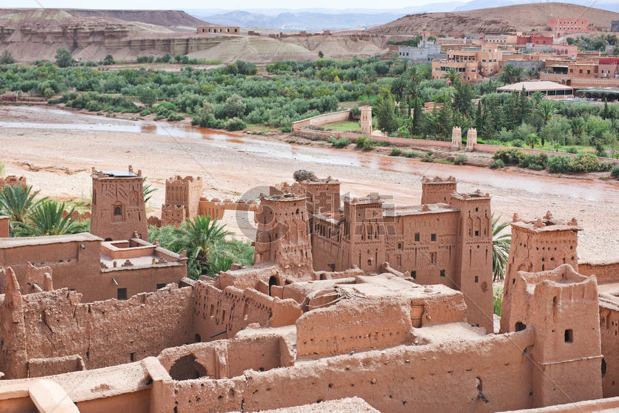 摩洛哥阿伊特本哈杜村图片素材免费下载