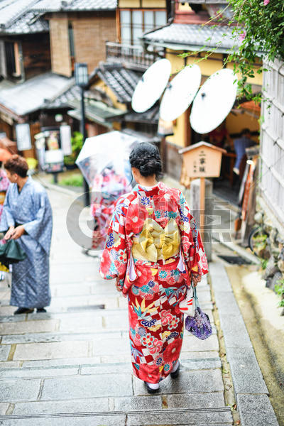 京都和服少女图片素材免费下载