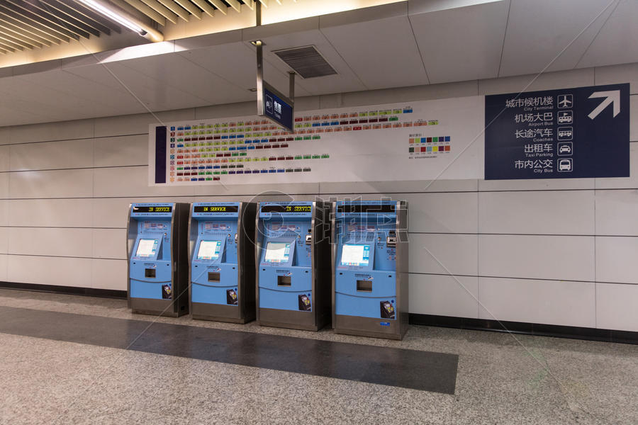 地铁站售票机图片素材免费下载