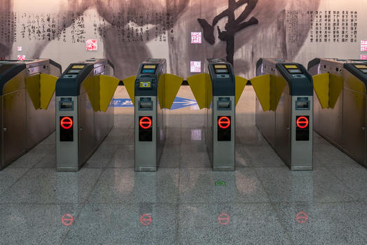 地铁站闸机验票系统图片素材免费下载