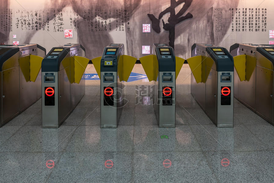 地铁站闸机验票系统图片素材免费下载