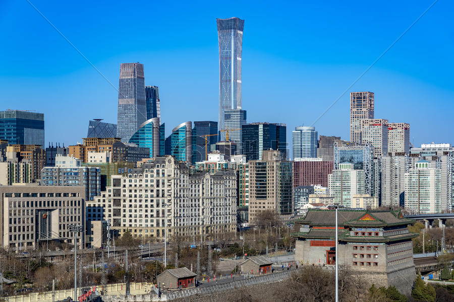 北京CBD建筑图片素材免费下载