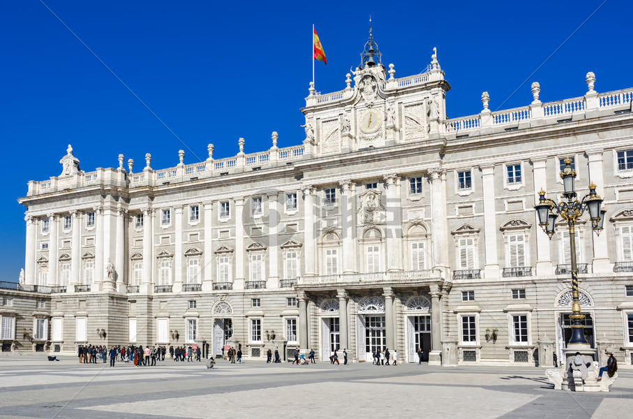 西班牙马德里皇宫图片素材免费下载