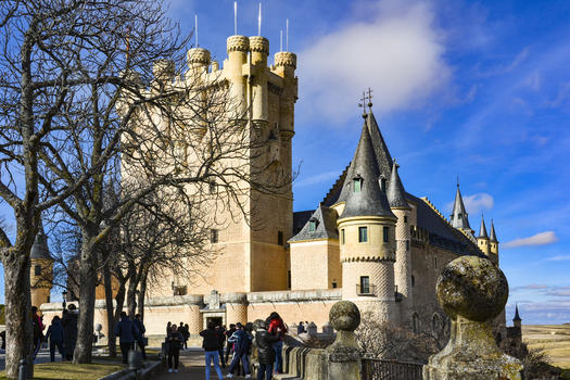 西班牙阿尔卡萨城堡图片素材免费下载