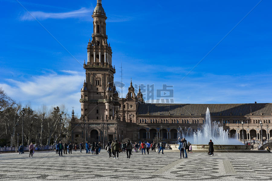 西班牙塞维利亚广场图片素材免费下载