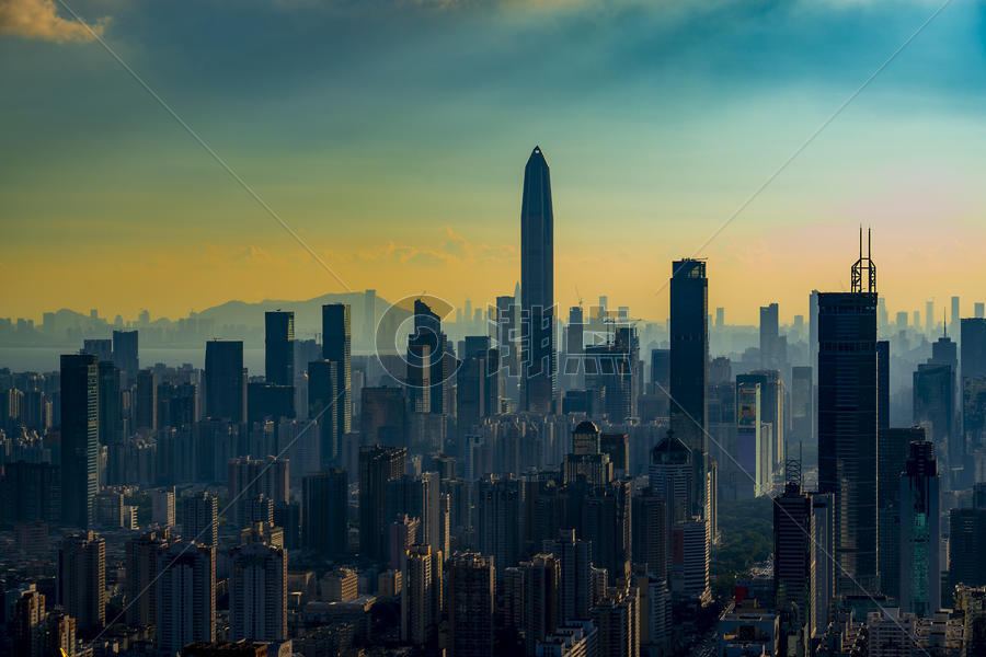 深圳城市建筑群图片素材免费下载