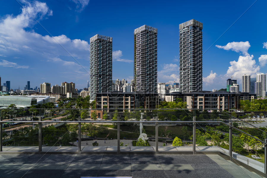 深圳南山区蛇口城市建筑群图片素材免费下载