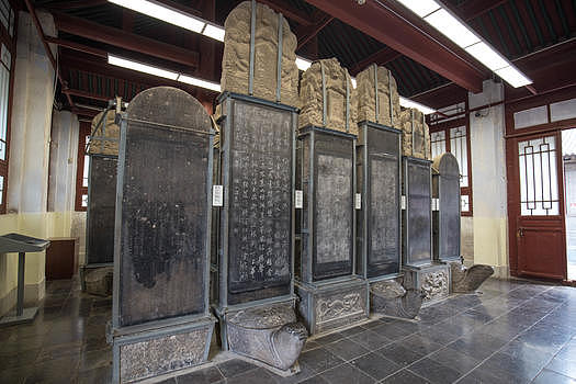 西安碑林博物馆石碑图片素材免费下载