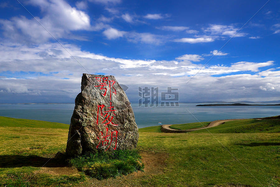 鄂陵湖风景图片素材免费下载