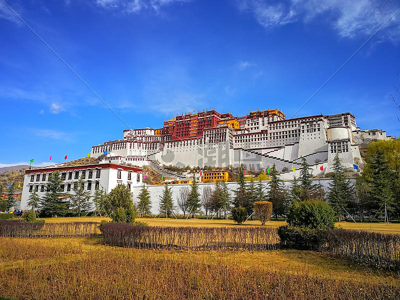 西藏布达拉宫风光图片素材免费下载