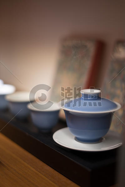 青花瓷茶杯图片素材免费下载
