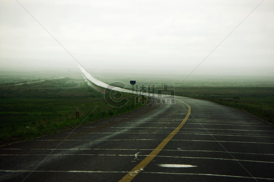 内蒙古草原高速公路图片素材免费下载