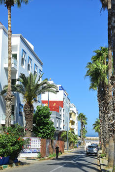 摩洛哥海滨城市丹吉尔街景图片素材免费下载