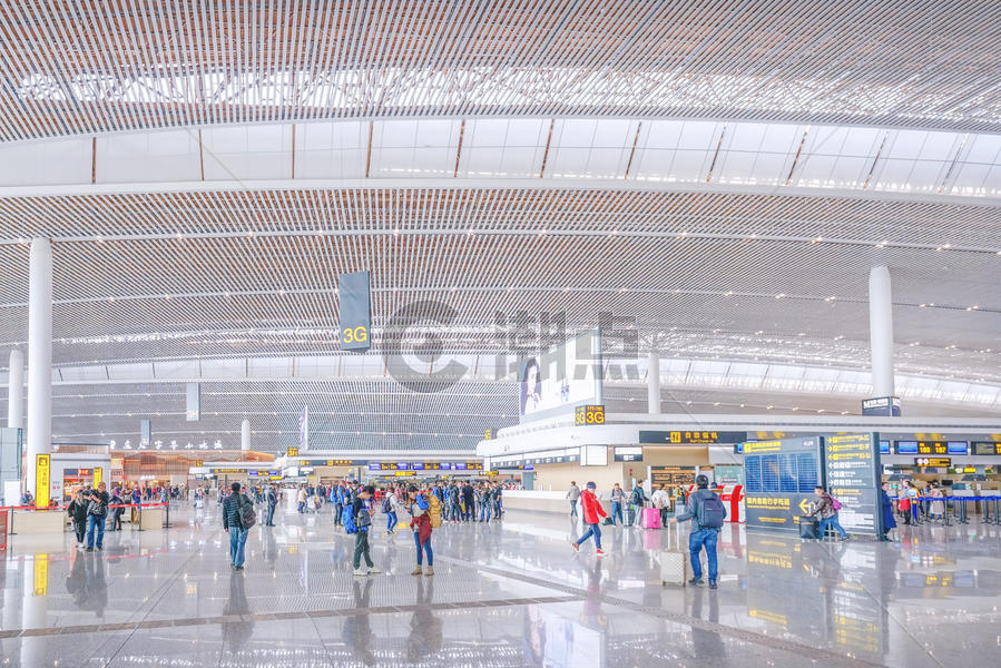 重庆江北机场候机大厅图片素材免费下载