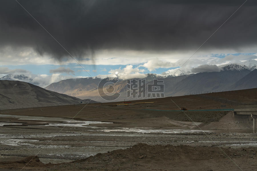 新疆帕米尔高原戈壁图片素材免费下载