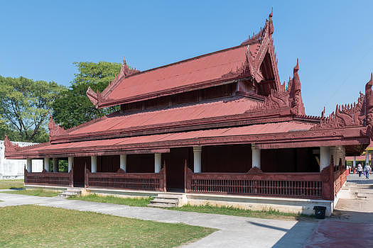 缅甸大皇宫建筑图片素材免费下载