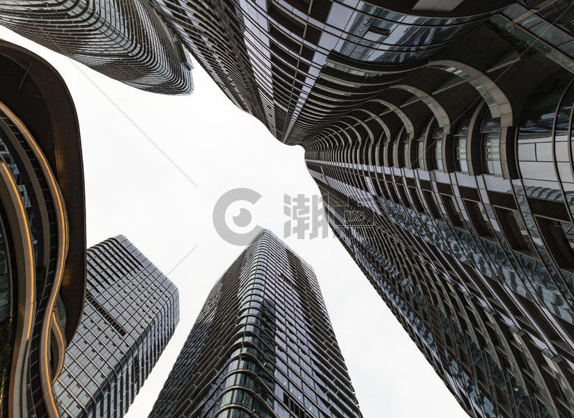 成都市金融城建筑群图片素材免费下载