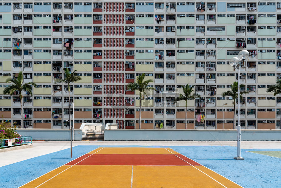 香港彩色房子图片素材免费下载