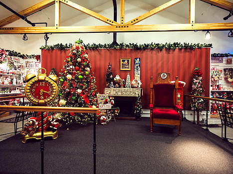 美国阿拉斯加费尔班克斯圣诞老人村图片素材免费下载