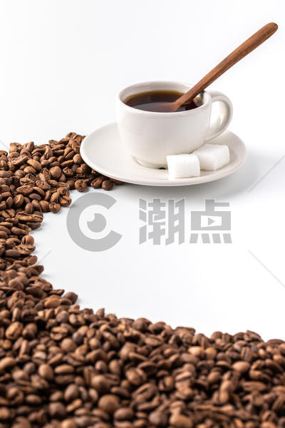 咖啡与咖啡豆图片素材免费下载