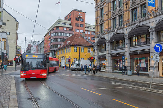 挪威首都奥斯陆城市风光图片素材免费下载
