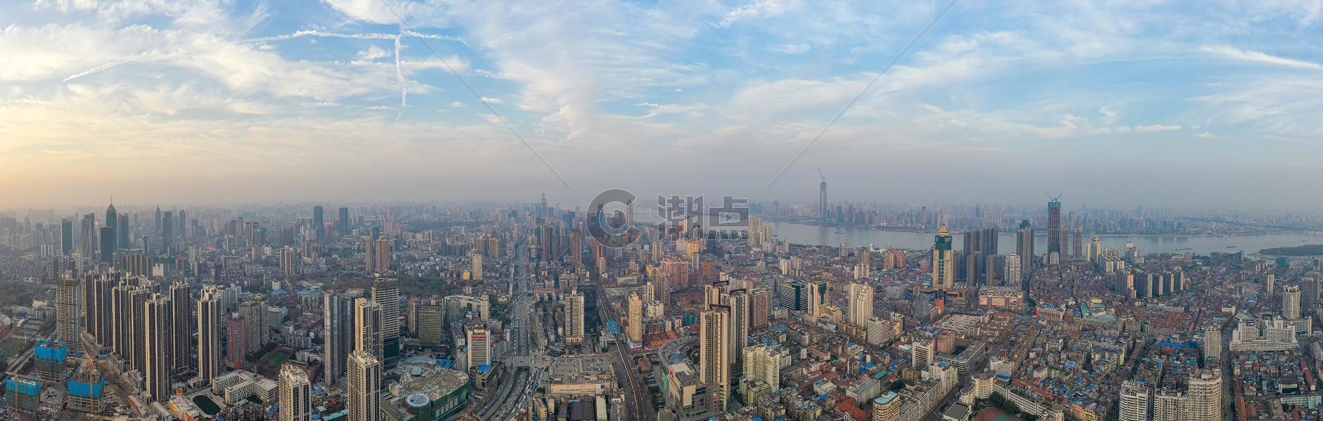 都市高楼大厦全景长图图片素材免费下载