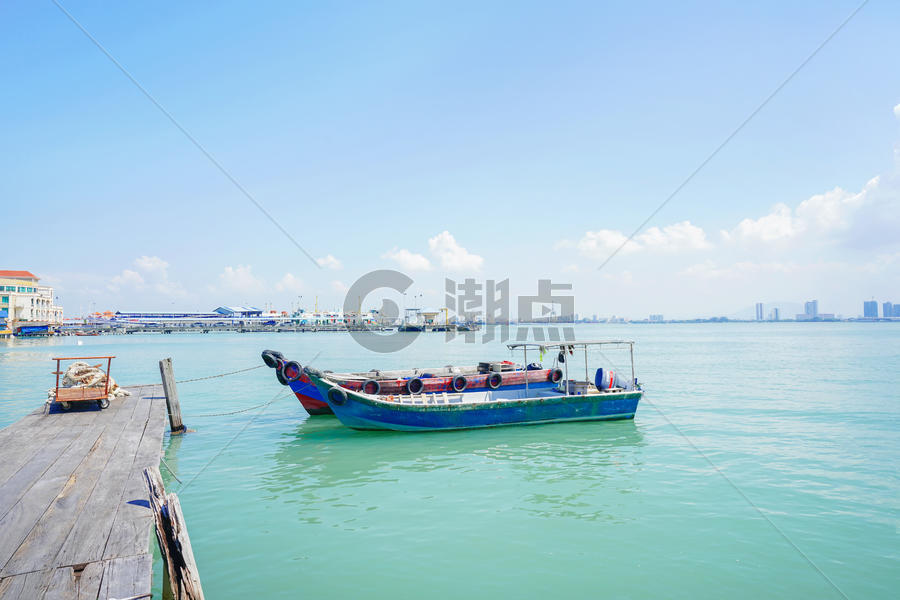 马来西亚槟城海上居民水屋摄影图7952*5304图片素材免费下载-编号956077-潮点视频