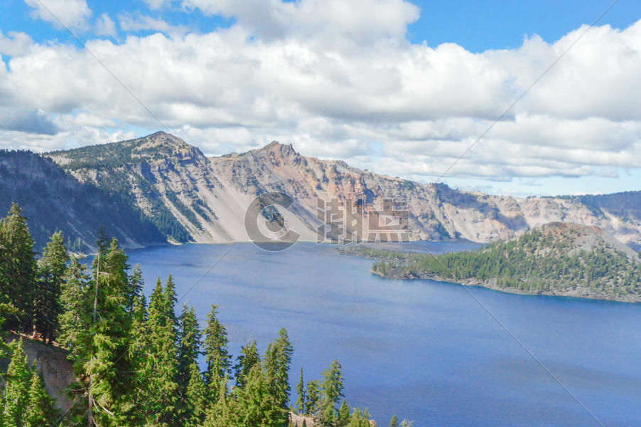 美国火山湖国家公园图片素材免费下载