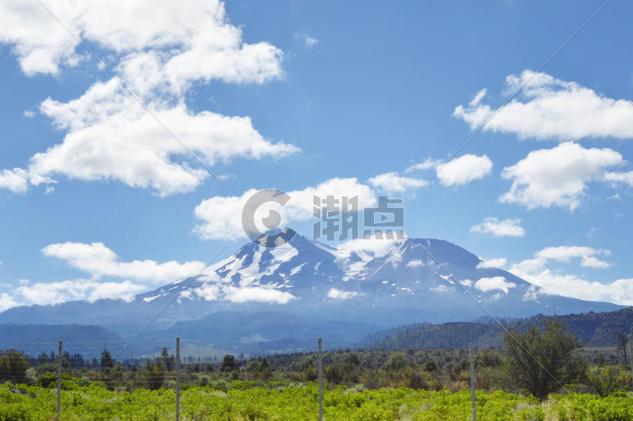 美国西部雪山图片素材免费下载