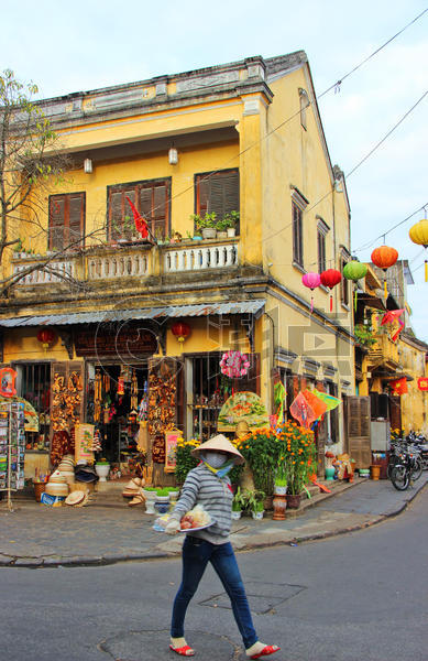 越南会安古城街景图片素材免费下载