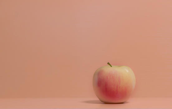 苹果纯色背景图片素材免费下载