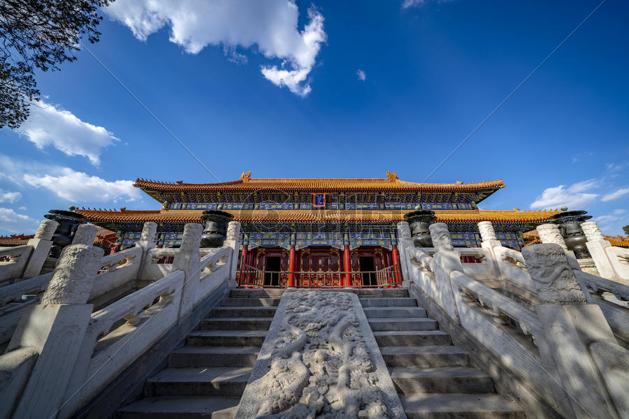 北京景山公园寿皇殿图片素材免费下载