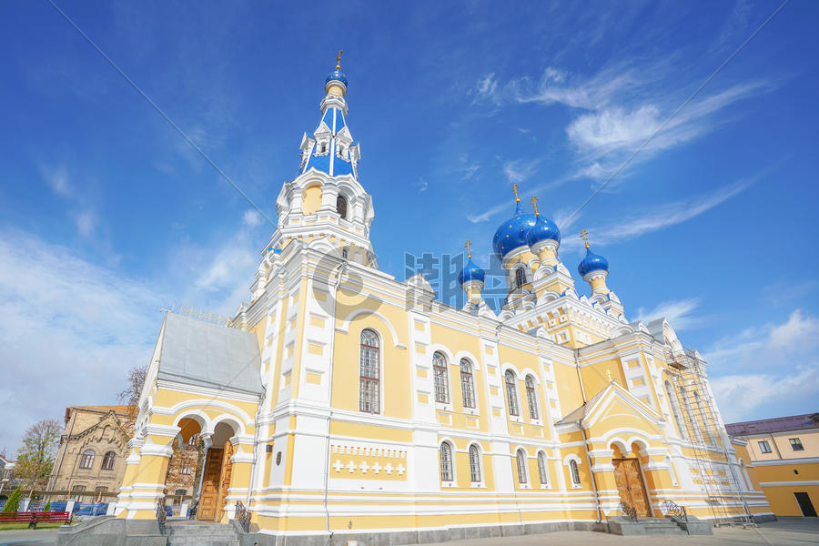 白俄罗斯布列斯特东正教教堂图片素材免费下载