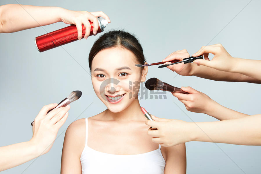 女性创意化妆图片素材免费下载