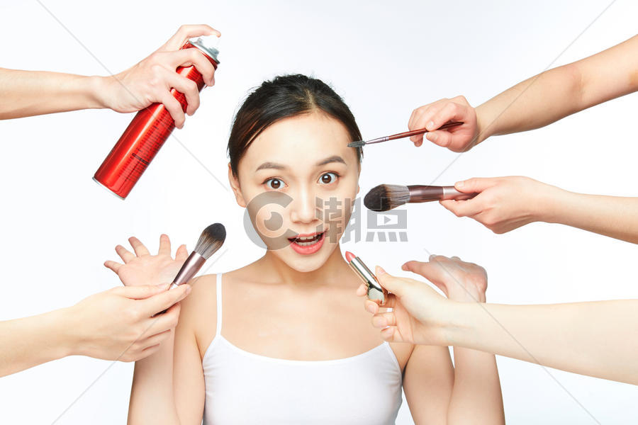 女性创意化妆图片素材免费下载