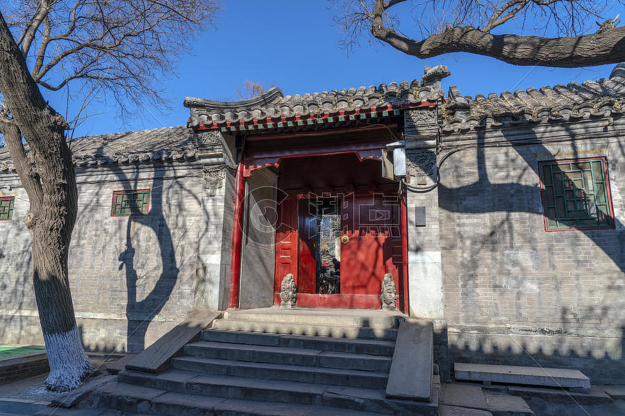 北京方家胡同古建筑图片素材免费下载